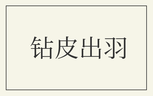 钻皮出羽