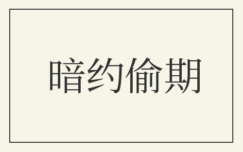 暗约偷期