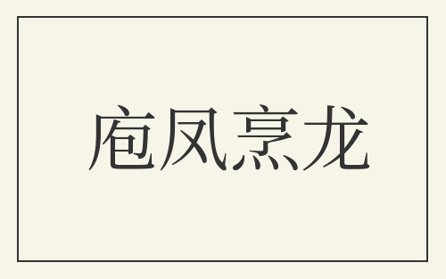 庖凤烹龙