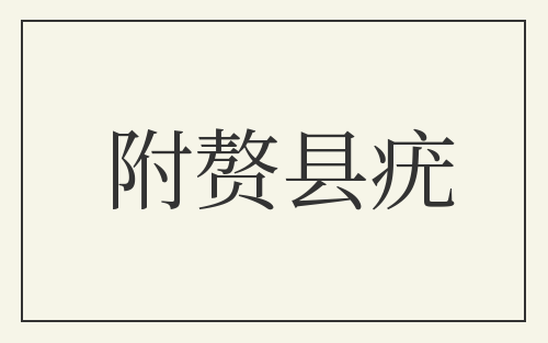 附赘县疣