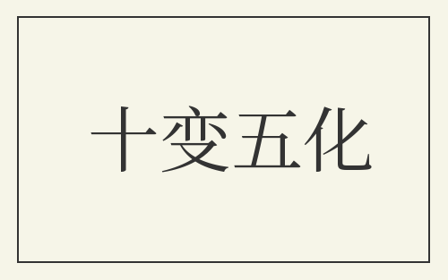 十变五化