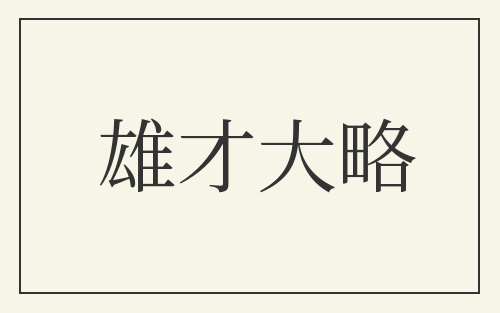 雄才大略