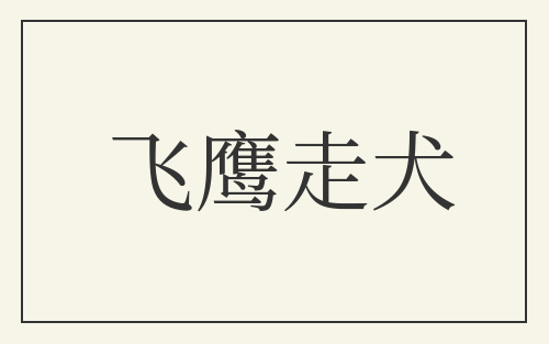 飞鹰走犬