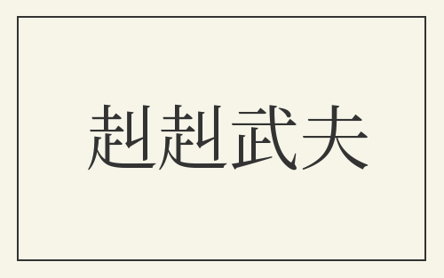 赳赳武夫