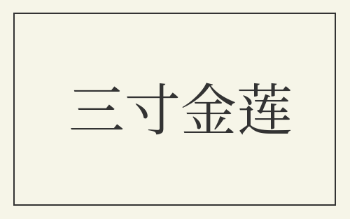 三寸金莲