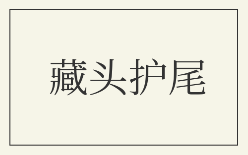 藏头护尾
