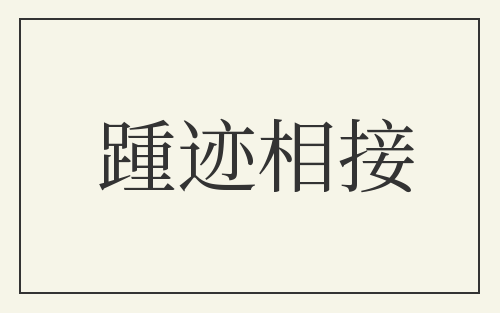 踵迹相接