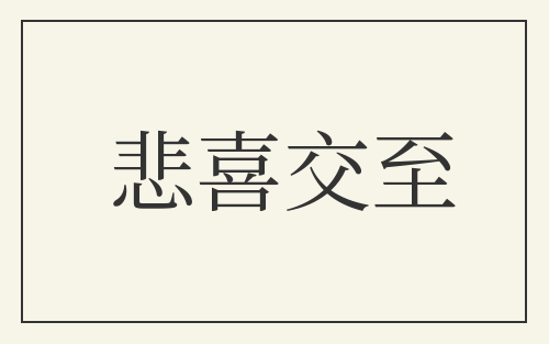 悲喜交至