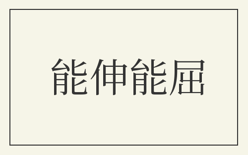 能伸能屈