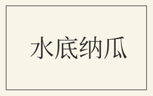 水底纳瓜