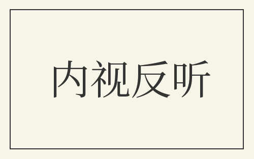 内视反听