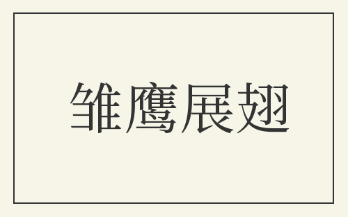 雏鹰展翅