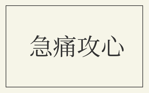 急痛攻心