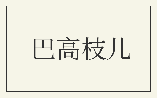 巴高枝儿