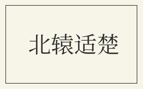 北辕适楚