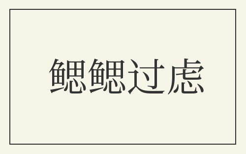 鳃鳃过虑