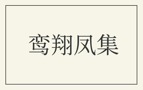 鸾翔凤集