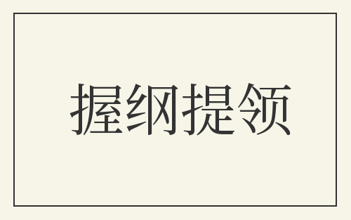 握纲提领