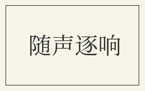 随声逐响