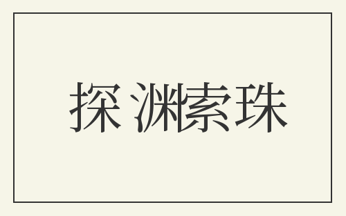 探渊索珠