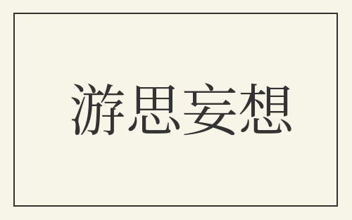游思妄想
