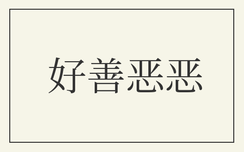 好善恶恶