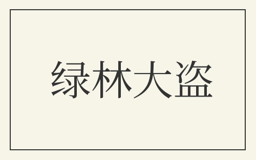 绿林大盗