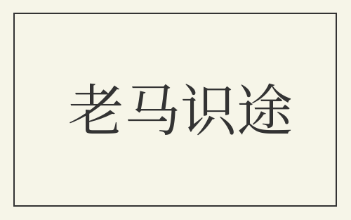 老马识途