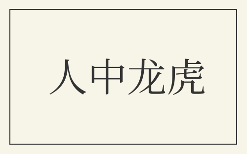 人中龙虎