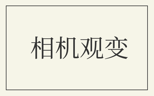 相机观变