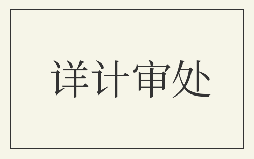 详计审处