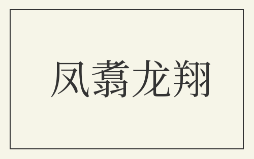 凤翥龙翔