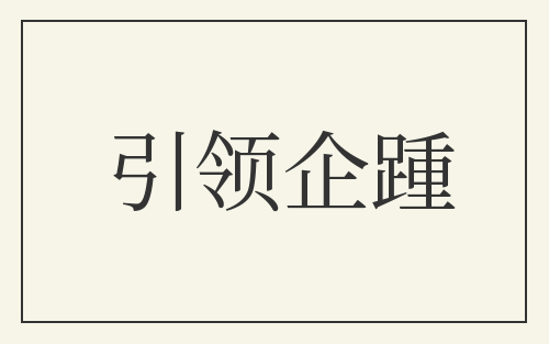 引领企踵