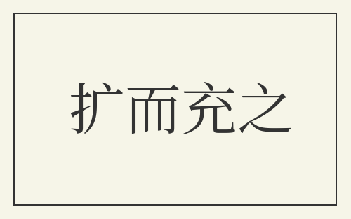 扩而充之