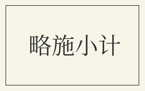 略施小计