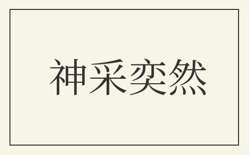 神采奕然