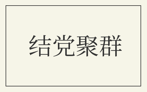 结党聚群