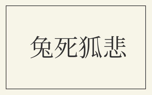 兔死狐悲