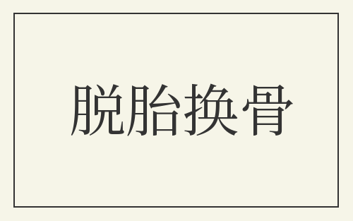 脱胎换骨