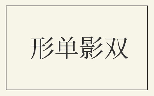 形单影双