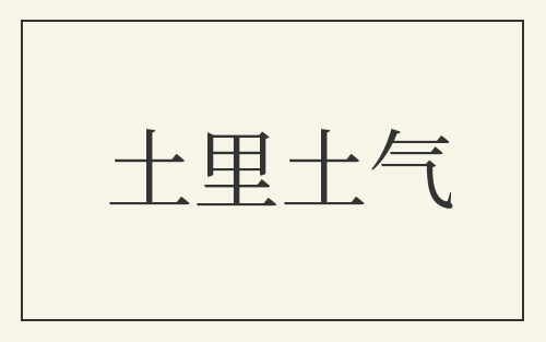 土里土气