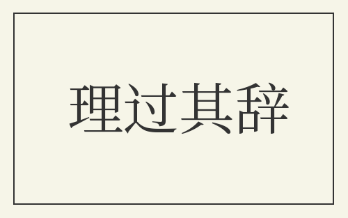 理过其辞