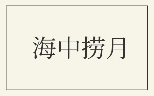 海中捞月