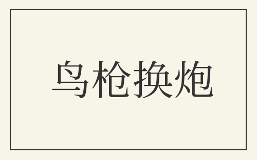 鸟枪换炮