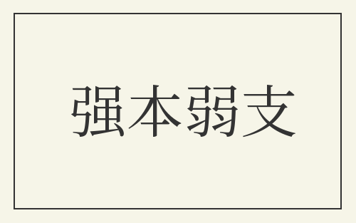 强本弱支