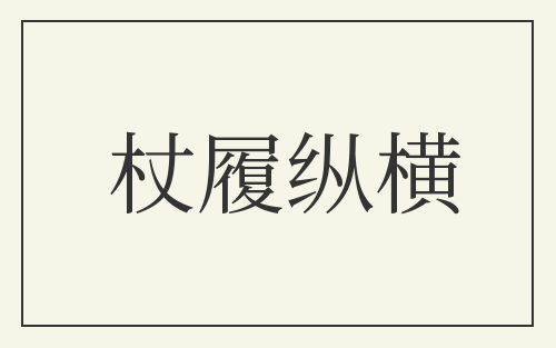 杖履纵横