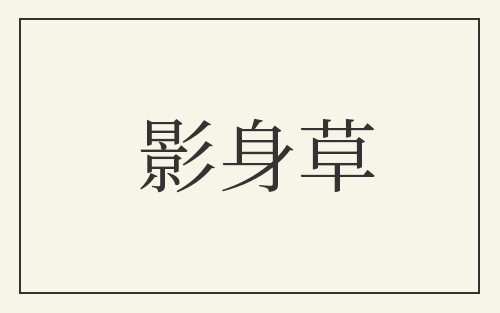 影身草