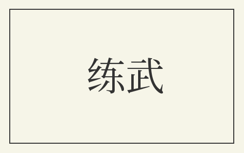 练武