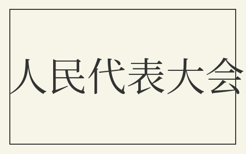 人民代表大会