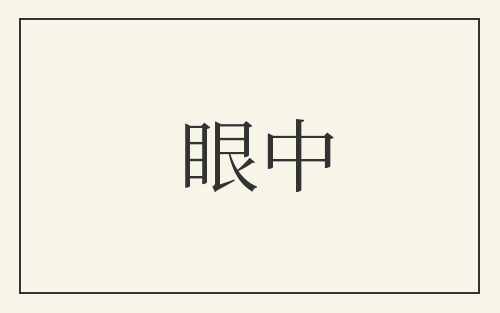 眼中